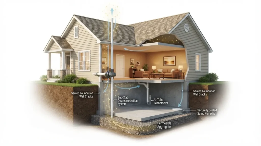 Radon Mitigation System