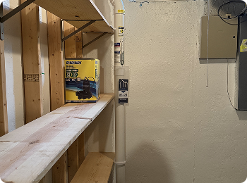 active radon mitigation system