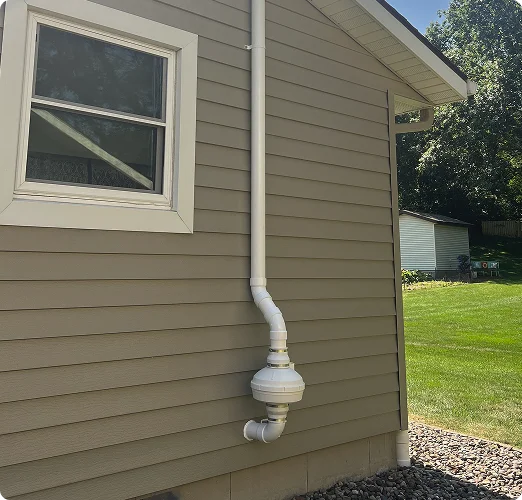 exterior radon mitigation fan 1