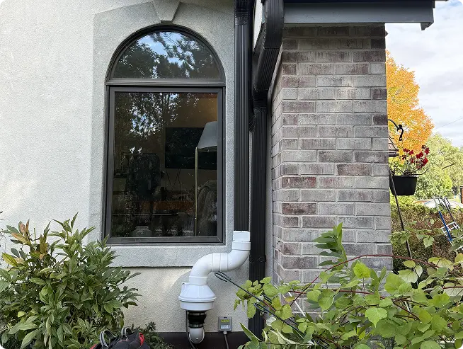 radon mitigation exterior fan
