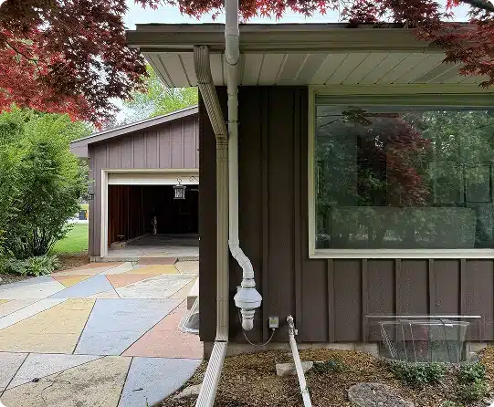 backyard radon mitigation system