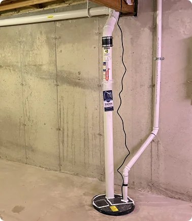basement radon mitigation system 2