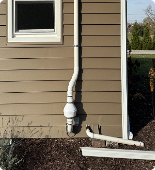 exterior radon mitigation fan