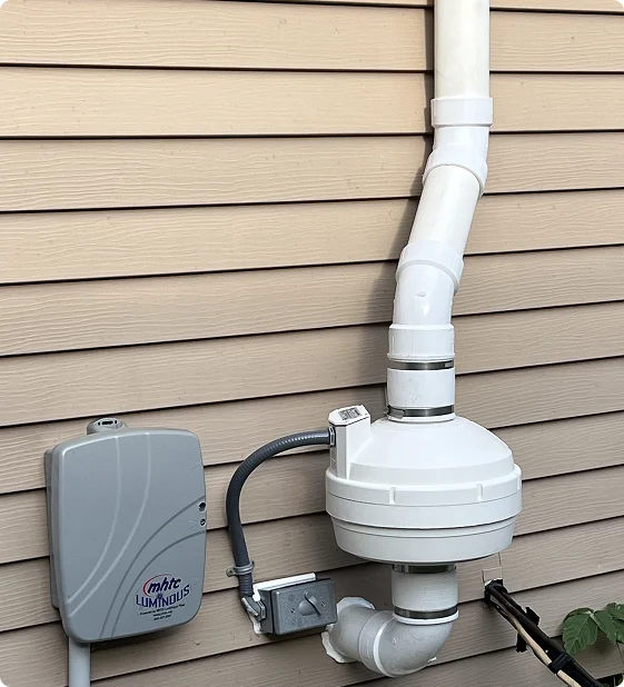 exterior radon mitigation fan