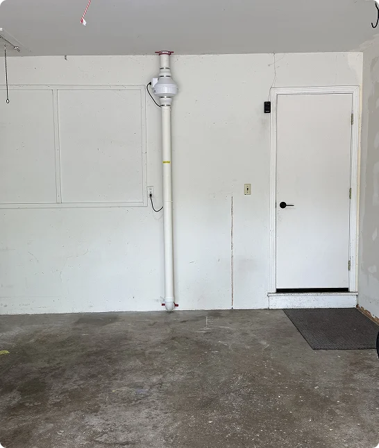 garage radon mitigation system 1