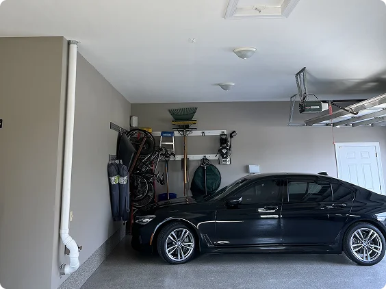 garage radon mitigation system