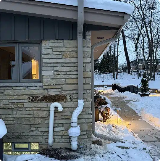 new construction radon vent pipe