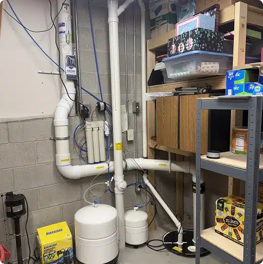 radon mitigation system basement equipment