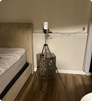 radon monitoring system install