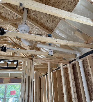 radon rough in new construction