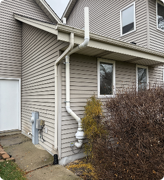 radon testing equipment setup