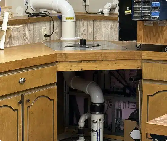 sub slab radon mitigation system