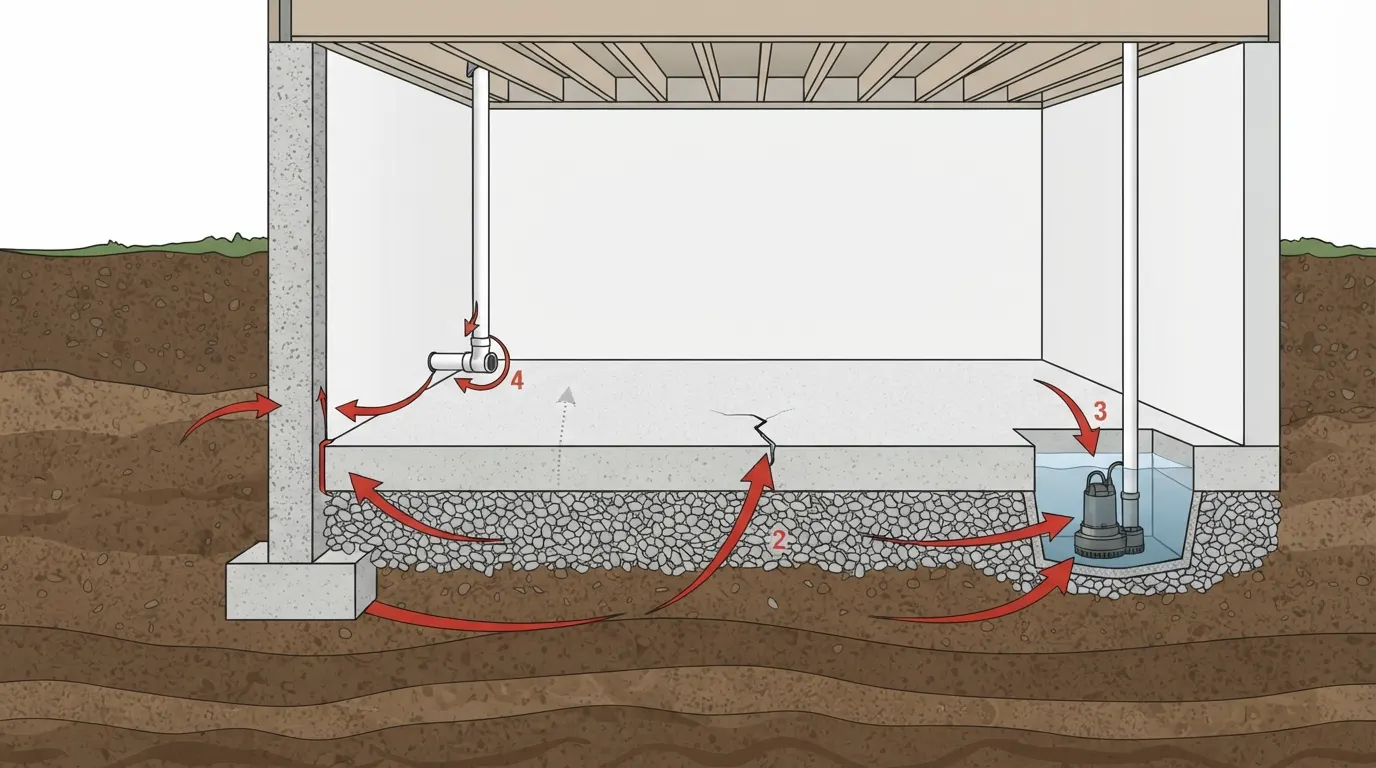 Can Radon Go Through a Concrete Slab