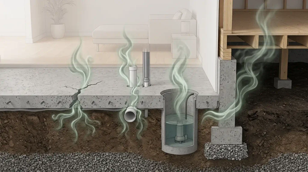 Is vapor intrusion worst on the first floor
